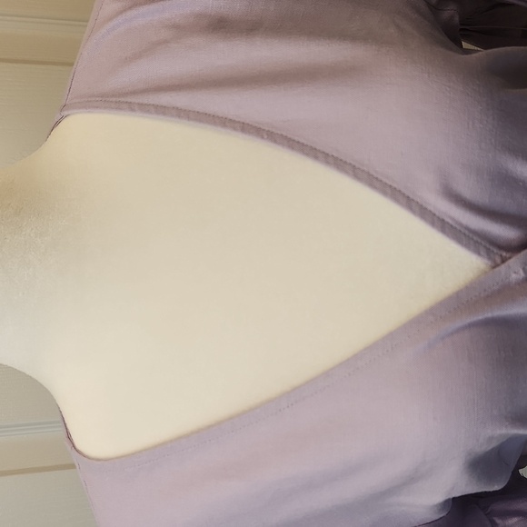 NWT Just Fab Orchid Ruffle Wrap Dress Size S - Picture 4 of 11